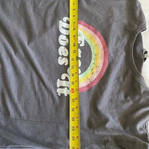 Wild Fox easy does it gray sweatshirt - Picture 6 of 7